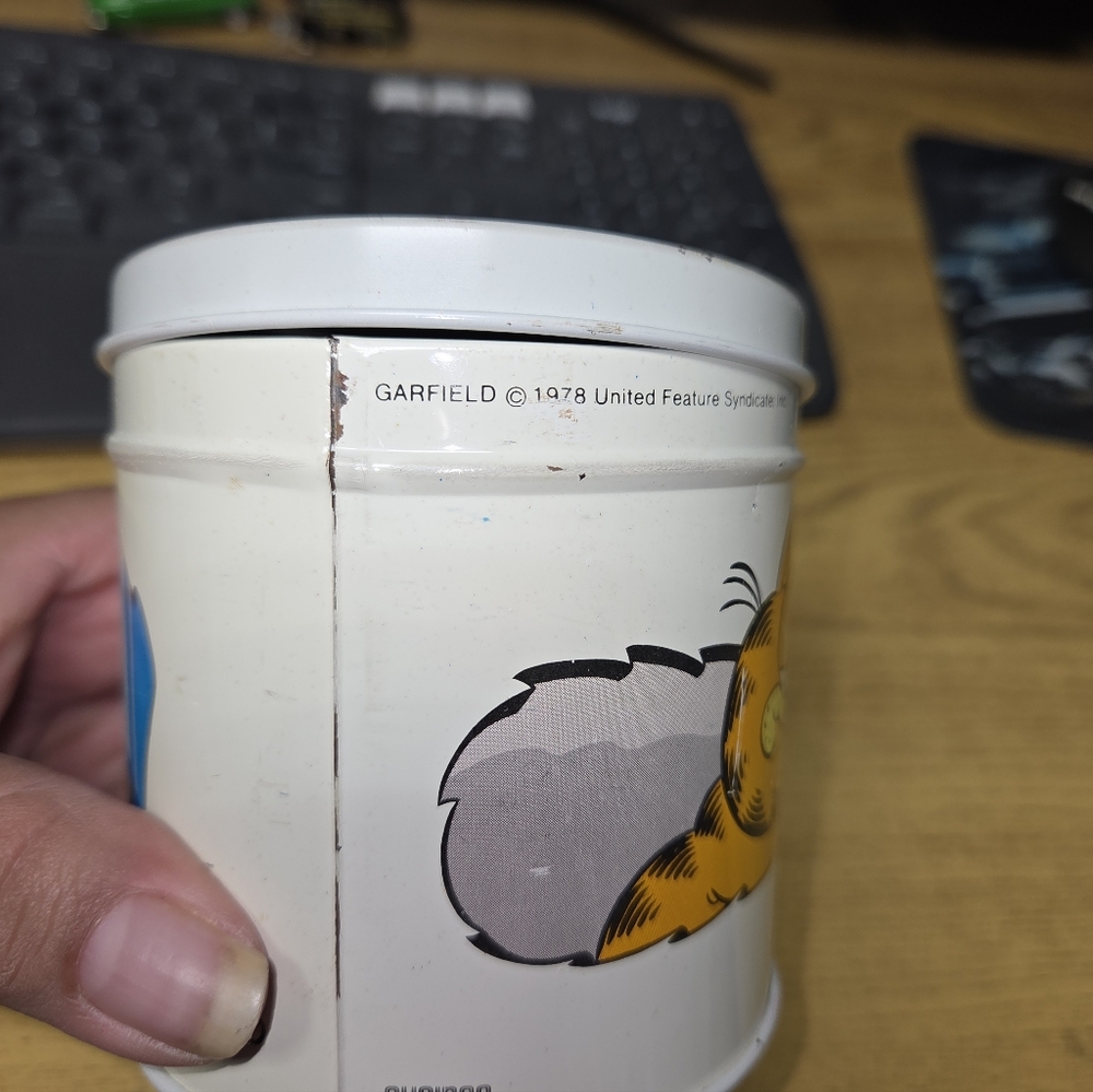 Garfield  1978 Old Tin Can - Picture 6 of 7